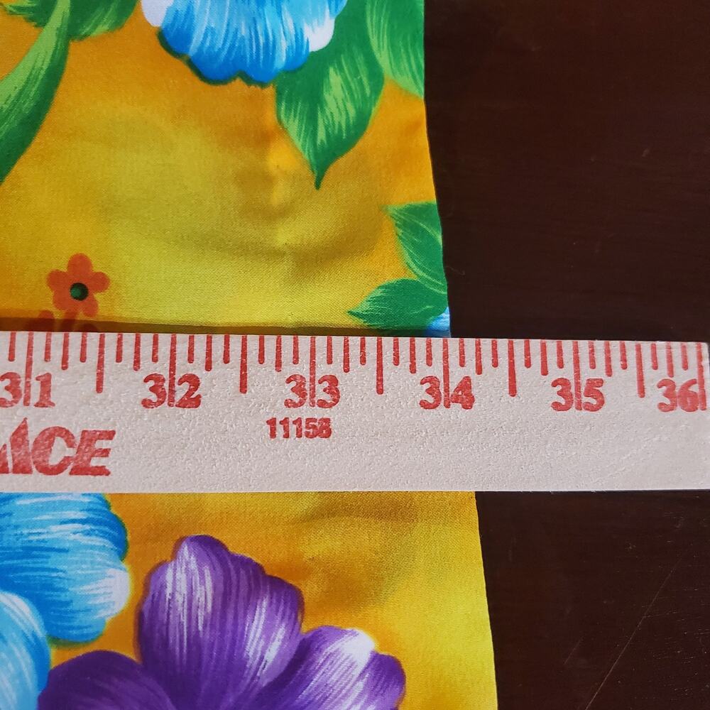 Vtg 60s 70s Pomare Hawaiian Floral Hibiscus Dress Mini Mumu Luau Tiki Aloha Rare - Picture 9 of 9